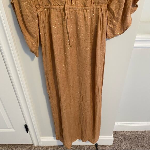 NWT Sundress Bronze Sequin Sexy Maxi Dress XS/S - Picture 14 of 14